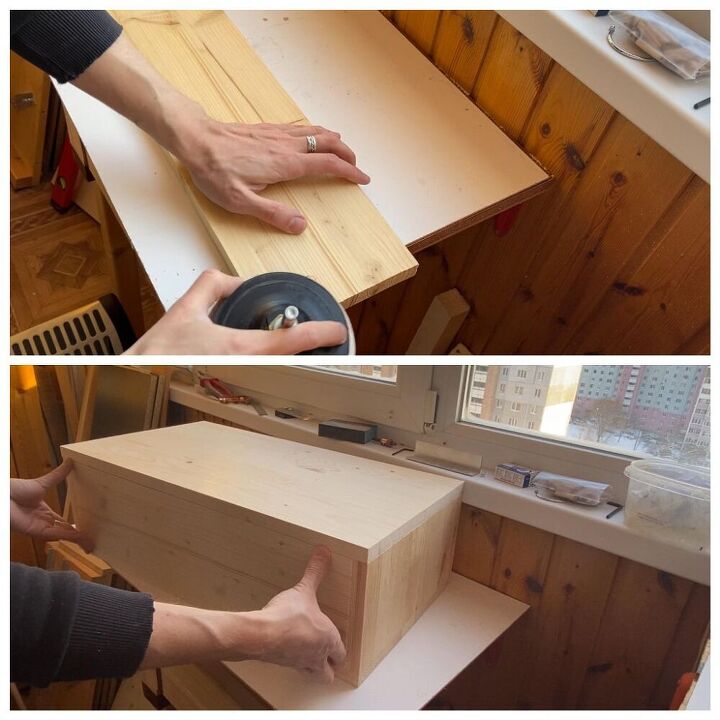 how to make a nightstand from clothes hangers diy side table