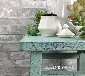20 ways to add a coastal vibe to your home without being tacky, Make a coastal colored side table