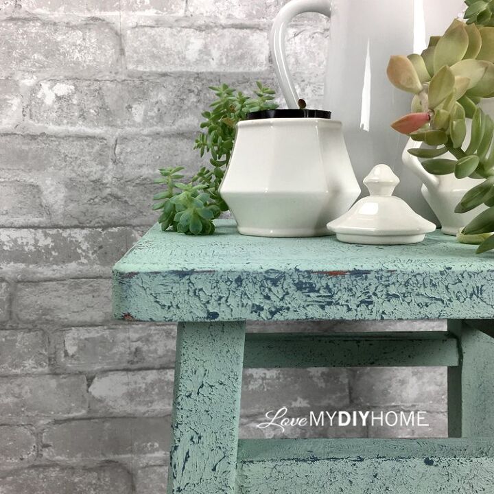 20 ways to add a coastal vibe to your home without being tacky, Make a coastal colored side table