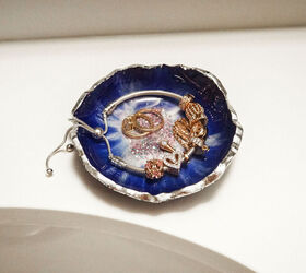 Handmade resin trinket dish in your choice of colour/decoration 