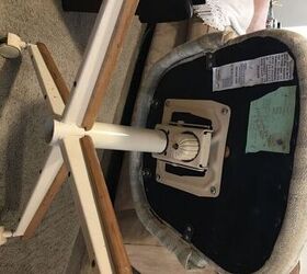 How do I change adapt swivel to standard chair with four legs? Hometalk