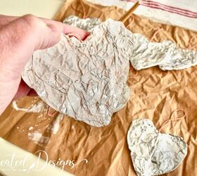 turn a roll of tinfoil into the prettiest valentine garland