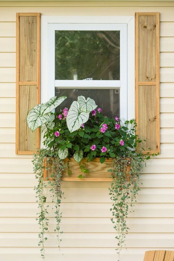 plantadores de janela diy plantadores de janela