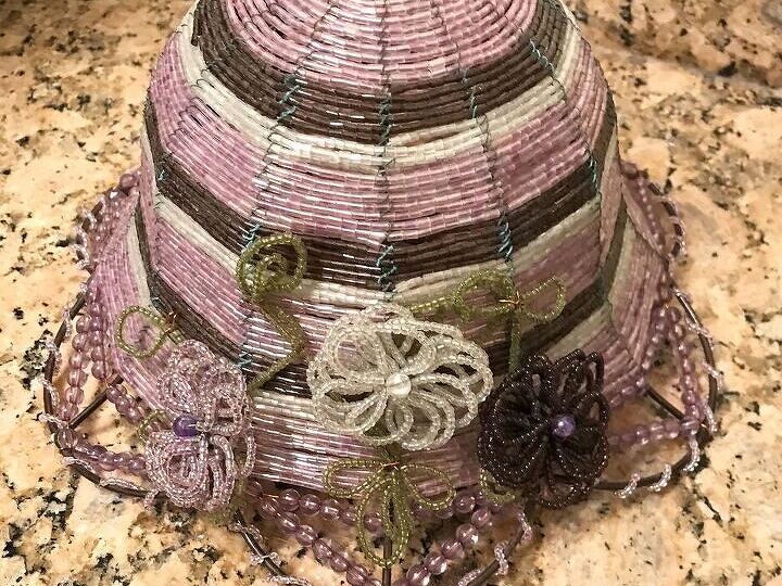 q what can i make from this adorable beaded lamp shade