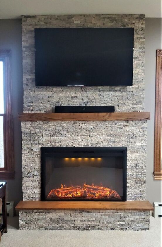 How to Build a DIY Stone Fireplace Hometalk