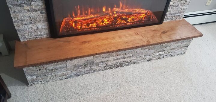 how to build a diy stone fireplace, Reclaimed Hearth