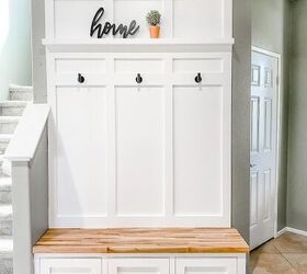 Boost your home's value with a clever built in DIY mudroom