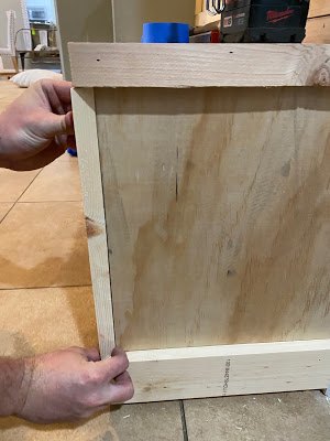 diy mudroom built in