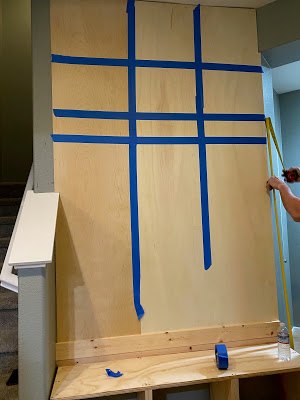 diy mudroom built in