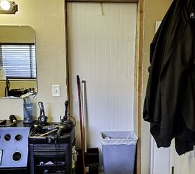 Short on storage space, this couple decided to open up a wall and do this