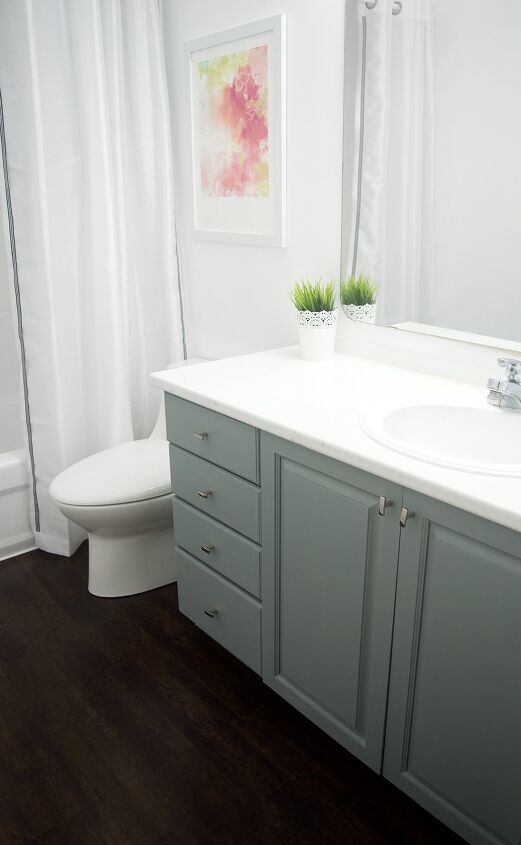 20 small home improvements that make a huge difference, Freshen up your bathroom cabinets