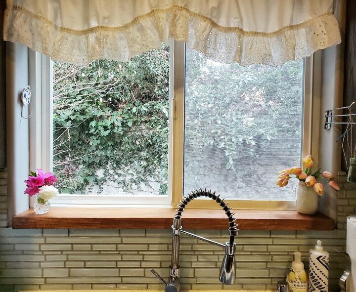 20 small home improvements that make a huge difference, Build a wooden window ledge