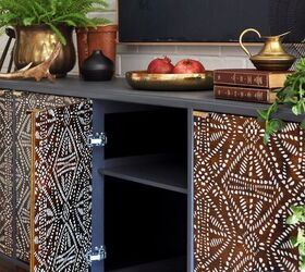 14 stunning furniture flips that have stolen our hearts, Trash to Treasure Tribal Sideboard Makeover