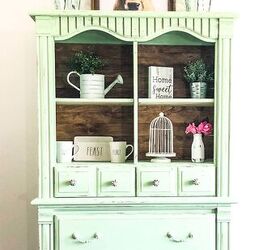 14 stunning furniture flips that have stolen our hearts, Upcycled Armoire Cabinet DIY Farmhouse Cabinet Freebie