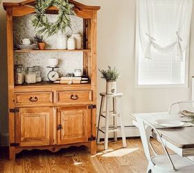 14 stunning furniture flips that have stolen our hearts, How to Create a Patina Background Using Paintable Wallpaper