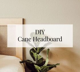 post, Affordable DIY Cane Headboard