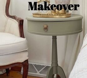 diy painted drum table makeover