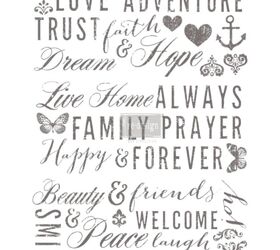 Redesign With Prima Words To Live By Decor Transfer