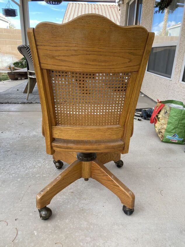 how to give new life to a cane office chair in 4 steps