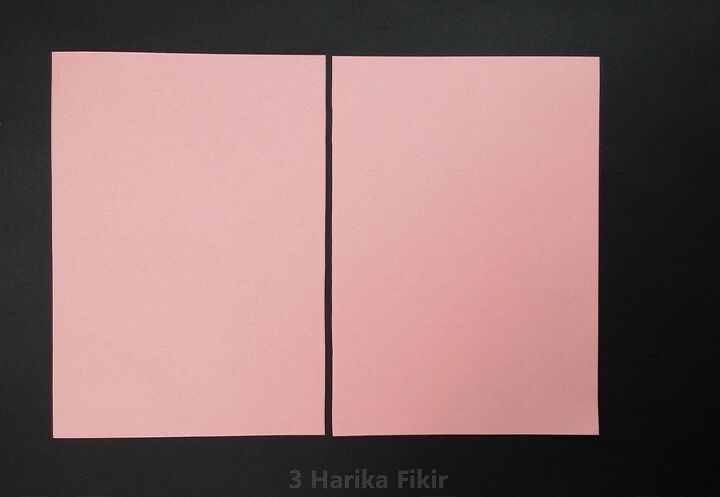 guirlanda de coraes rosa com papel