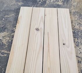 how to make easy diy board and batten shutters, Pretty sanded cedar boards