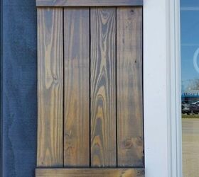 how to make easy diy board and batten shutters