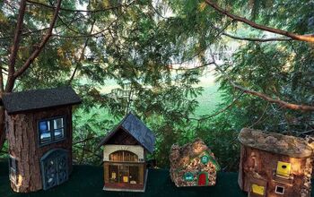 How to Make a DIY Log Fairy House That Looks Like Magic