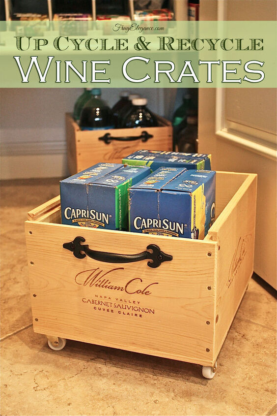 20 solues de armazenamento exclusivas para a sua cozinha, Up Cycle Recycle caixa de vinho com rodas