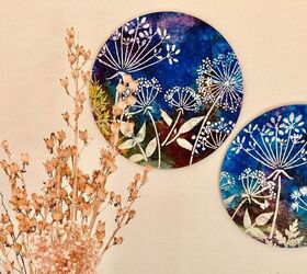 Stencil + Watercolor Technique