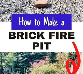 how to make a fire pit with leftover bricks