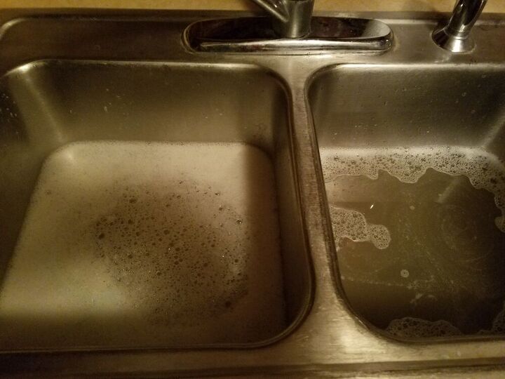 q clogged kitchen sink