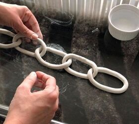 decorative chain using air dry clay pinterest inspired