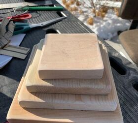 Stack up a few scrap wood blocks to get $0 kitchen storage