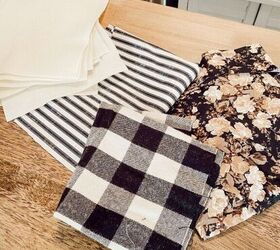 Gather pieces of scrap fabric for this charming kitchen idea