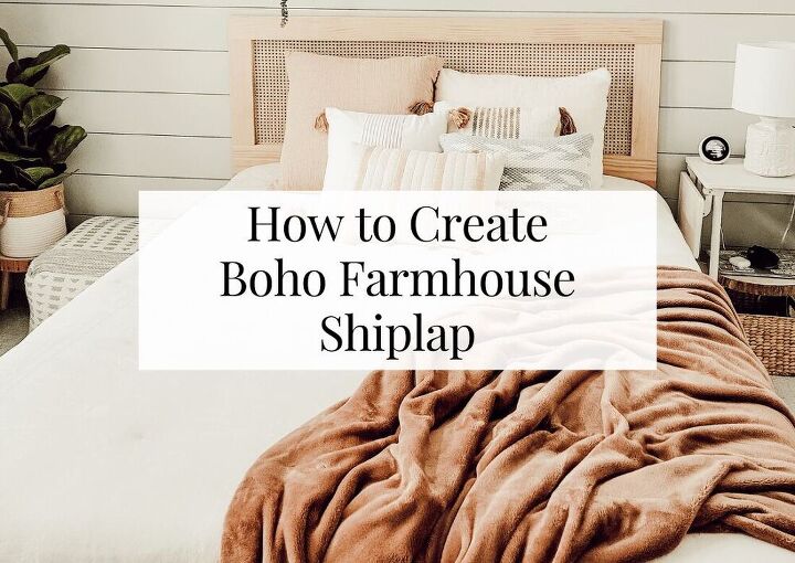 como crear shiplap boho farmhouse 804 sycamore