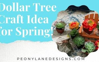  Ideia de artesanato Dollar Tree para a primavera!
