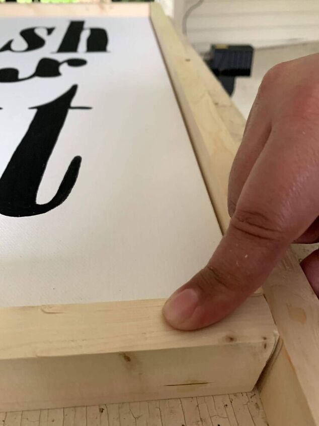 moldura de tela de madeira tutorial para iniciantes