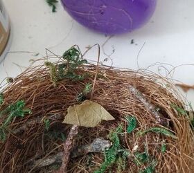 4 SMALL BIRD NESTS HOME DECOR DISPLAY CRAFTS FLORAL TWIGS CLOCHES SPRING BIRDS 