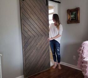 s 15 gorgeous home improvements that only look like they cost thousands, DIY your own trendy barn door