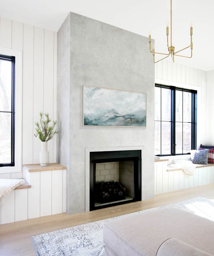 s 15 gorgeous home improvements that only look like they cost thousands, Get a pricey concrete look with Venetian plaster