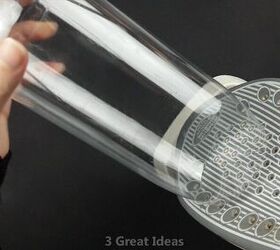 Melt the edges of a water bottle on an iron for this 10-minute decorating hack