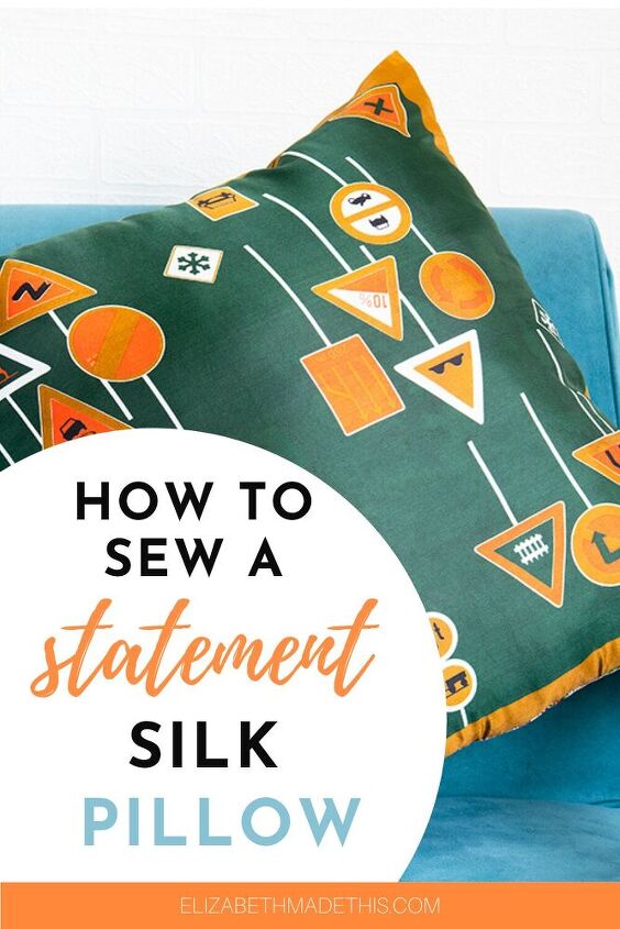 como coser una funda de almohada de seda a partir de una bufanda formas de