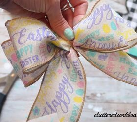 diy happy easter sign wall decor