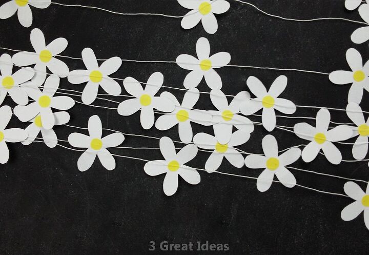 decorao de quarto primavera daisy garland