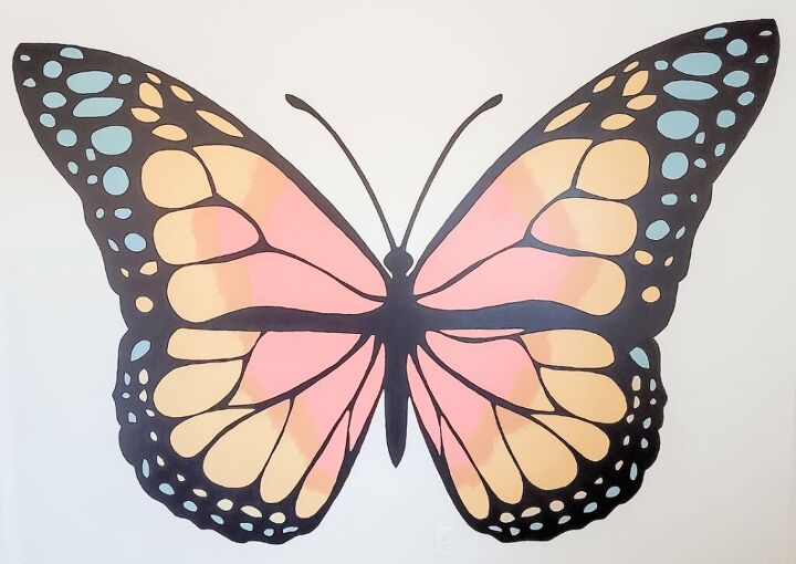 15 nuevas ideas para el dormitorio que nos entusiasman esta semana, C mo pintar un mural de mariposas 804 Sycamore