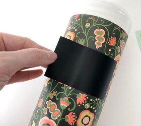 disinfectant wipe bottle upcycle for craft storage