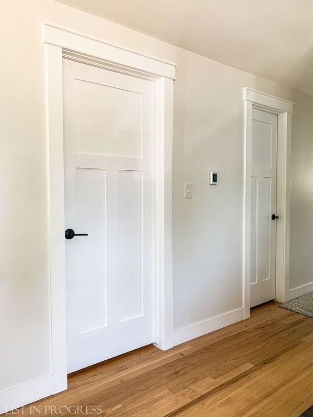 how to create craftsman style door trim