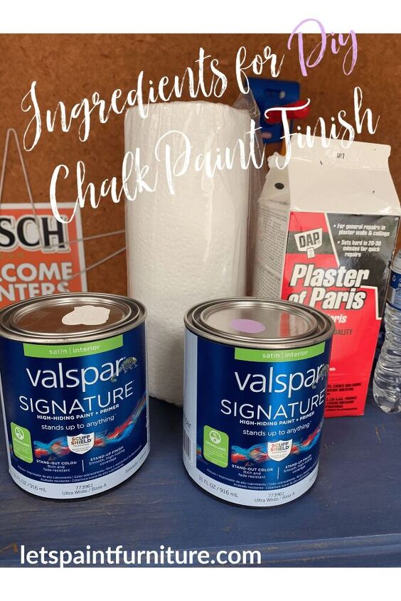 how to add gold leaf to chalk paint furniture