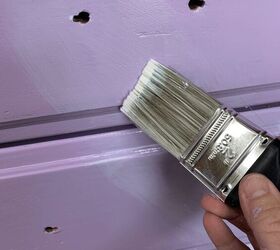 how to add gold leaf to chalk paint furniture