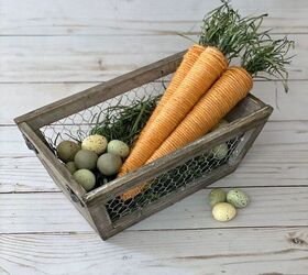 20 ideas creativas de pascua que necesitars esta primavera, DIY Zanahorias de cordel